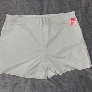 SPANX Women's Athletic White Shorts